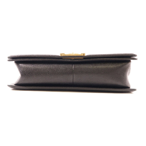 CHANEL CC GHW Chain Shoulder Bag 92193 Calfskin Leather Black