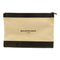 BALENCIAGA SHW Clutch Canvas Black/Beige