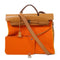 HERMES PHW Herbag GM 2 Way Shoulder Bag Handbag Canvas Orange