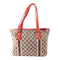 GUCCI GHW Shoulder Tote Bag 137396 GG canvas
