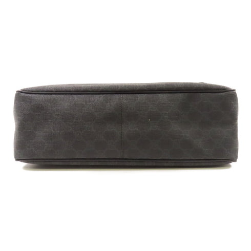 GUCCI GG Shoulder Bag 169935 PVC Coated Canvas Black