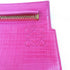 LOEWE GHW Clutch Bag Pouch Calfskin Leather Magenta Pink