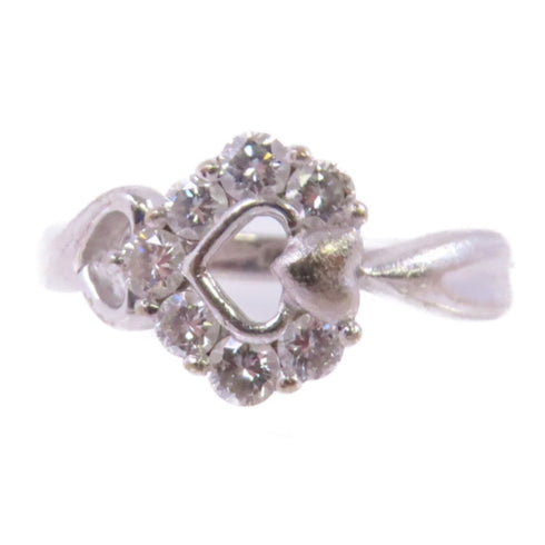 FINE JEWELRY 0.33ct Diamond Ring US#4.75 18K White Gold