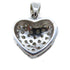 JEWELRY Diamond 1.4g Pendant Top 18K White Gold Silver