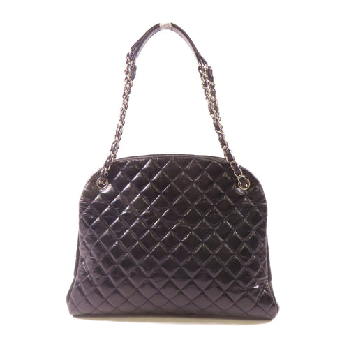 CHANEL CC SHW Chain Shoulder Bag Calfskin Leather Black v6