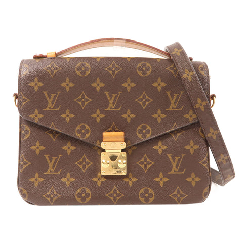 LOUIS VUITTON LV GHW Pochette Metis 2 Way Bag M44875 Monogram Brown