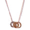 CARTIER Love Diamond Necklace ADC611 18K Rose Gold/Yellow Gold/White Gold