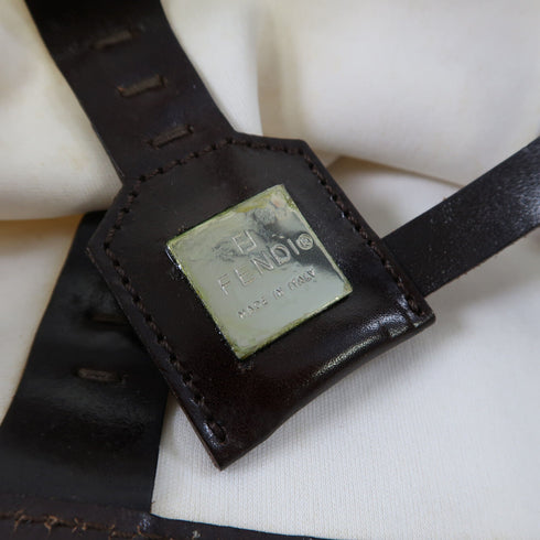 FENDI Hand Bag/Tote Bag Canvas Beige