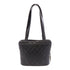 CHANEL Quilted CC GHW Shoulder Bag Lambskin Leather Black