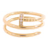 CARTIER Juste Un Clou Diamond Ring Cartier#59 US#8.5 Ring CUH920 18K Yellow Gold