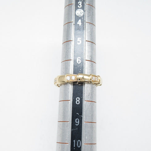 BVLGARI Serpenti Viper Diamond Ring 18K Pink Gold Bvlgari#47/US#4