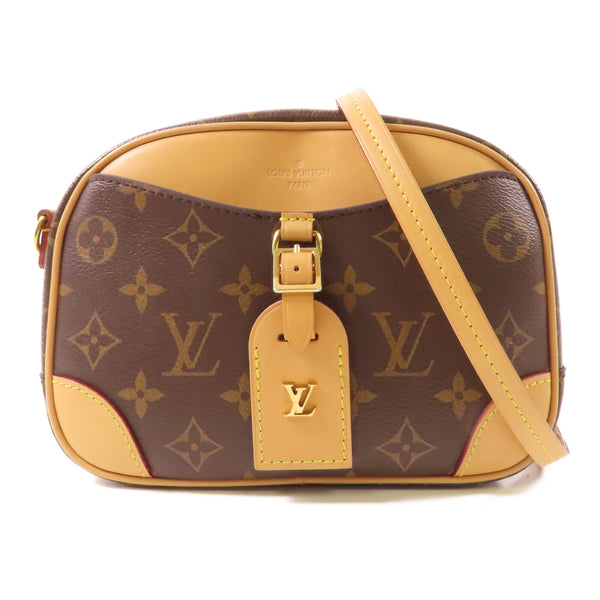 LOUIS VUITTON LV GHW Deauville Mini Shoulder Bag M45528 Monogram Brown