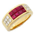 CARTIER Diabolo Ruby Diamond Ring 18K Yellow Gold US#6.25/JP#12.5/Cartier#53
