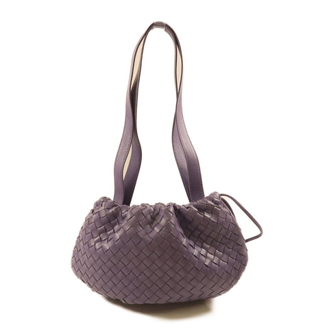 BOTTEGA VENETA BV SHW 2 Way Shoulder Bag Leather Purple
