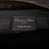 Christian Dior CD Shoulder Bag Canvas/Calfskin Leather Black
