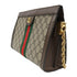 GUCCI GG GHW Ophidia GG Chain Shoulder Bag 503877 Coated Canvas Brown