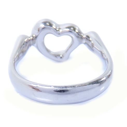 TIFFANY&CO Open Heart Ring PT950 Platinum US#4.25