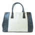 PRADA GHW Galleria 2 Way Bag B2274C Saffiano Leather Black/White