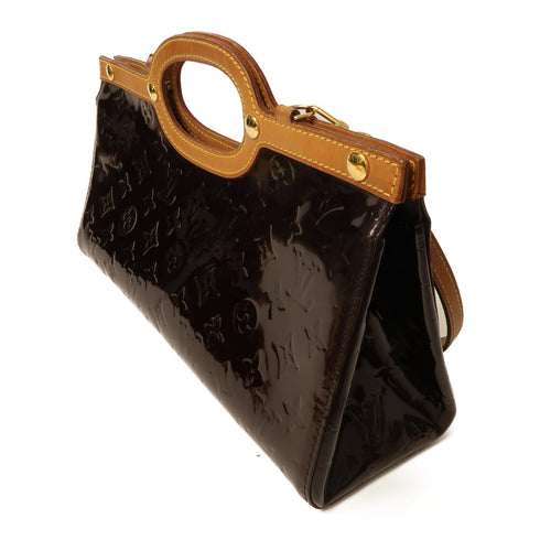 LOUIS VUITTON LV GHW Roxbury Drive 2Way Shoulder Monogram Vernis M91995 Wine Red