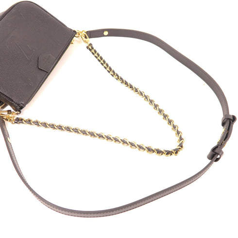 LOUIS VUITTON LV GHW Multi Pochette Accessoires M80399 Monogram Empreinte