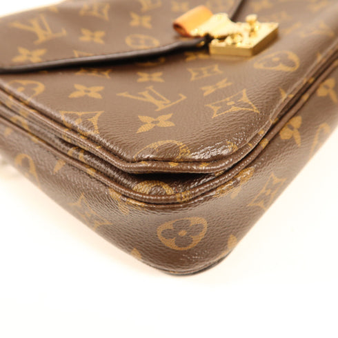 LOUIS VUITTON LV GHW Pochette Metis MM 2 Way Bag M44875 Monogram Brown v3