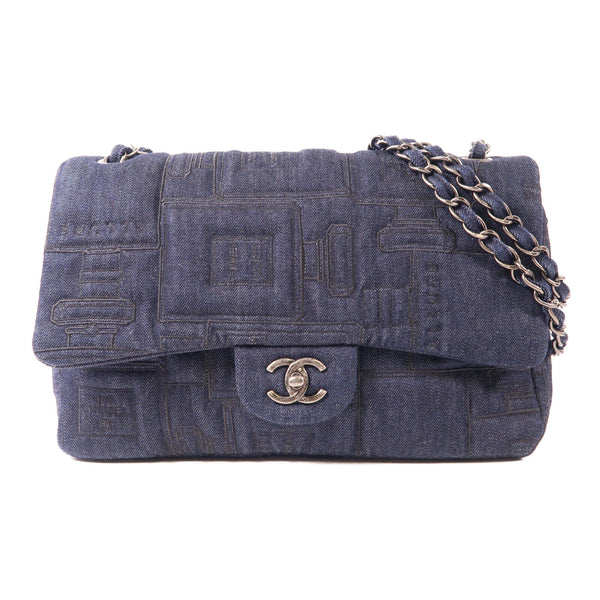 CHANEL CC SHW Chain Shoulder Bag Denim