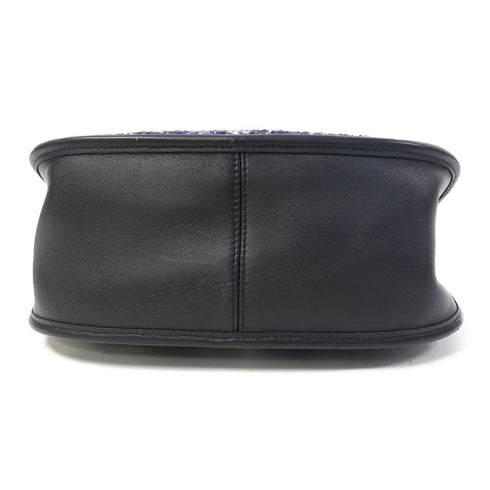 CHANEL CC SHW Shoulder Bag Tweed Blue