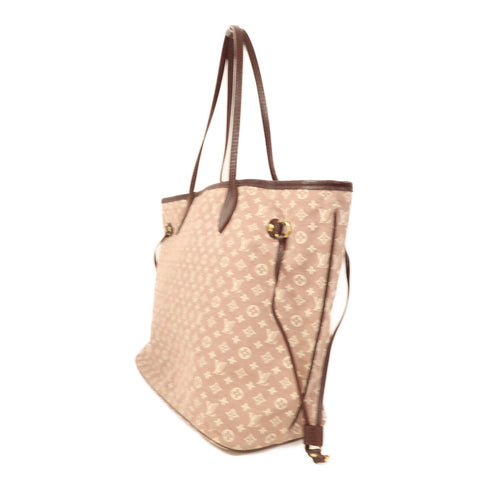 LOUIS VUITTON LV GHW Neverfull MM Shoulder Tote Bag M40515 Monogram Idylle Red