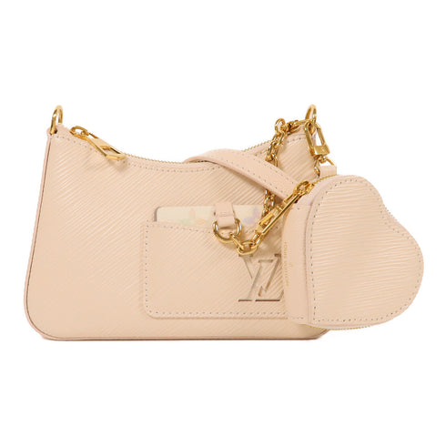 LOUIS VUITTON LV GHW Marellini 2 Way Shoulder Bag M22941 Epi White