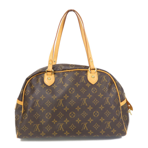 LOUIS VUITTON LV GHW Montorgueil GM Shoulder Bag M95566 Monogram Brown v4