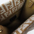 FENDI GHW Mini Sunshine Bag 2 WayvShoulder Bag Handbag Tweed Brown/White