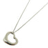 TIFFANY&CO Diamond Open Heart Necklace PT950 Platinum