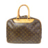 LOUIS VUITTON LV GHW Deauville GM Handbag M47270 Monogram Brown v5