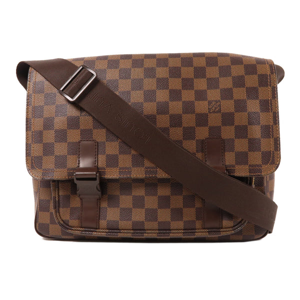 LOUIS VUITTON LV Messenger Shoulder Bag N51125 Damier Ebene Brown