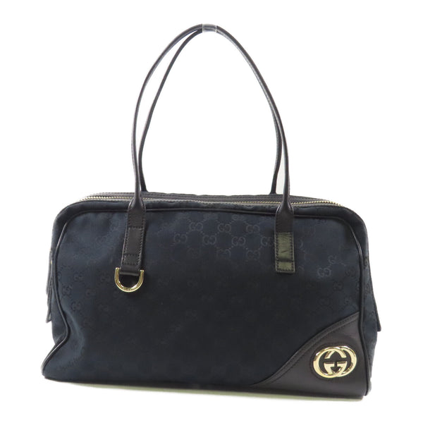 GUCCI GG GG Canvas Britt Boston Bag Handbag 169971