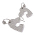 Christian Dior CD Earrings Accessories Metal Silver