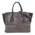 PRADA SHW 2 Way Shoulder Bag Calfskin Leather Grey/Black