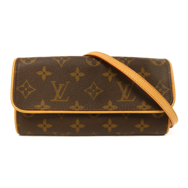 LOUIS VUITTON LV GHW Pochette Twin Shoulder Bag M51854 Monogram Brown