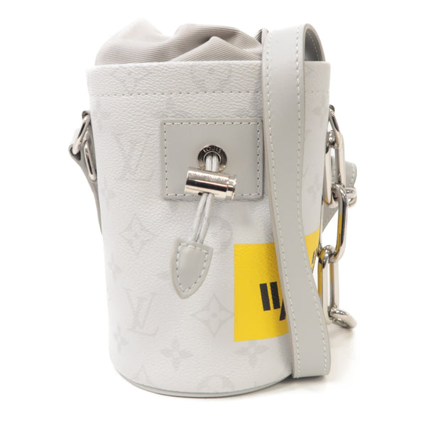 LOUIS VUITTON LV SHW Chalk Nano Shoulder Bag M44631 White Monogram White Grey