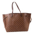 LOUIS VUITTON LV GHW Neverfull GM Shoulder Tote Bag N51106 Damier Ebene Brown