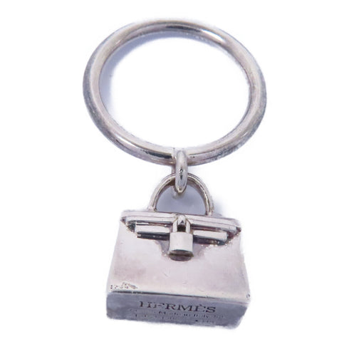 HERMES Amulettes Birkin Ring 925 Sterling Silver US#6