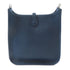 HERMES PHW Evelyne TPM Shoulder Bag Clemence Leather Bleu De Prusse/Blue