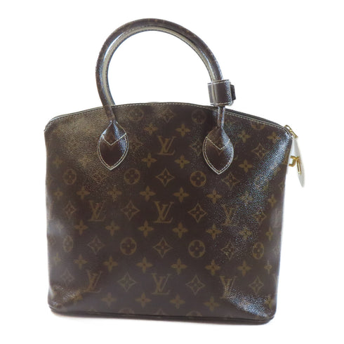 LOUIS VUITTON LV GHW Lockit Handbag M40597 Monogram Fetish Brown