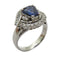 FINE JEWELRY 1.98ct Sapphire 0.81ct Diamond Ring US#4.5 PT900 Platinum