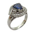FINE JEWELRY 1.98ct Sapphire 0.81ct Diamond Ring US#4.5 PT900 Platinum