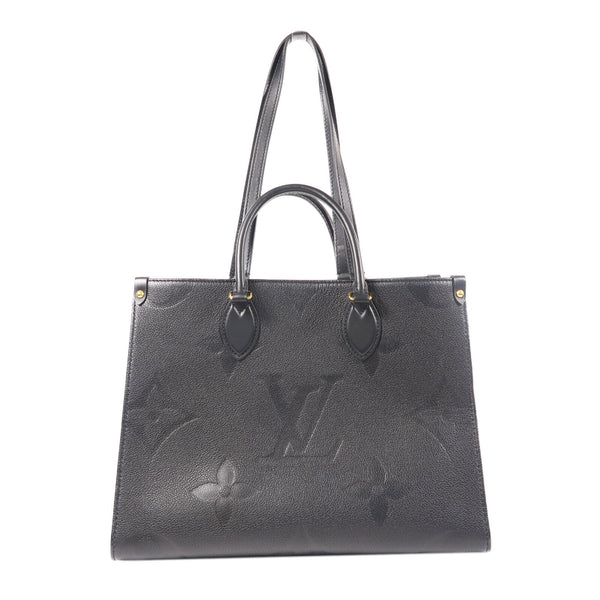 LOUIS VUITTON LV GHW On The Go 2 Way Bag M45595 Monogram Empreinte Black v1