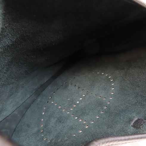 HERMES PHW Evelyne GM Shoulder Bag 056275CK Clemence Leather Black