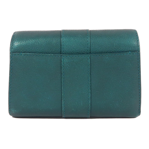 Delvaux SHW Wallet Calfskin Leather Green