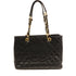 CHANEL CC GHW GST Grand Shopping Tote Chain Shoulder Bag Calfskin Leather