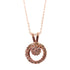 Fine Jewelry 0.50ct Diamond Necklace 18K Rose Gold